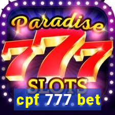 cpf 777 bet